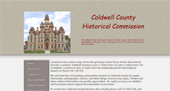 Desktop Screenshot of caldwellcountyhistoricalcommission.org